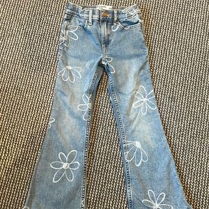 Abercrombie kids high rise flare jeans